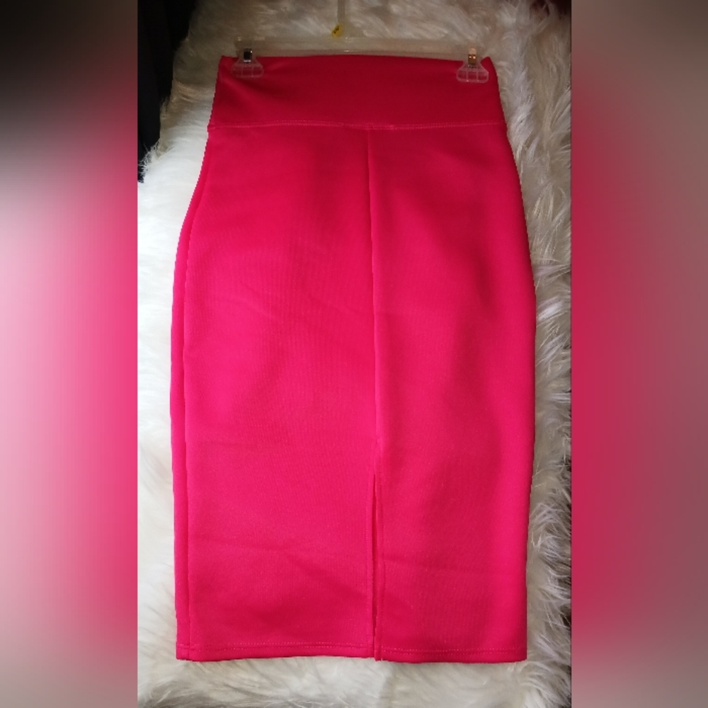 I'm in love with Derek ❤️ pencil skirt - megenta
